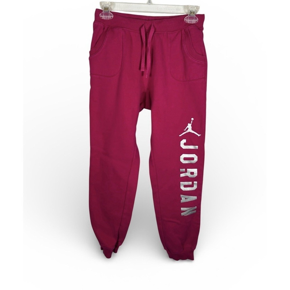 Jordan Girls Size 13-15 XL Years Sweatpants Fuchsia Pink - 1481